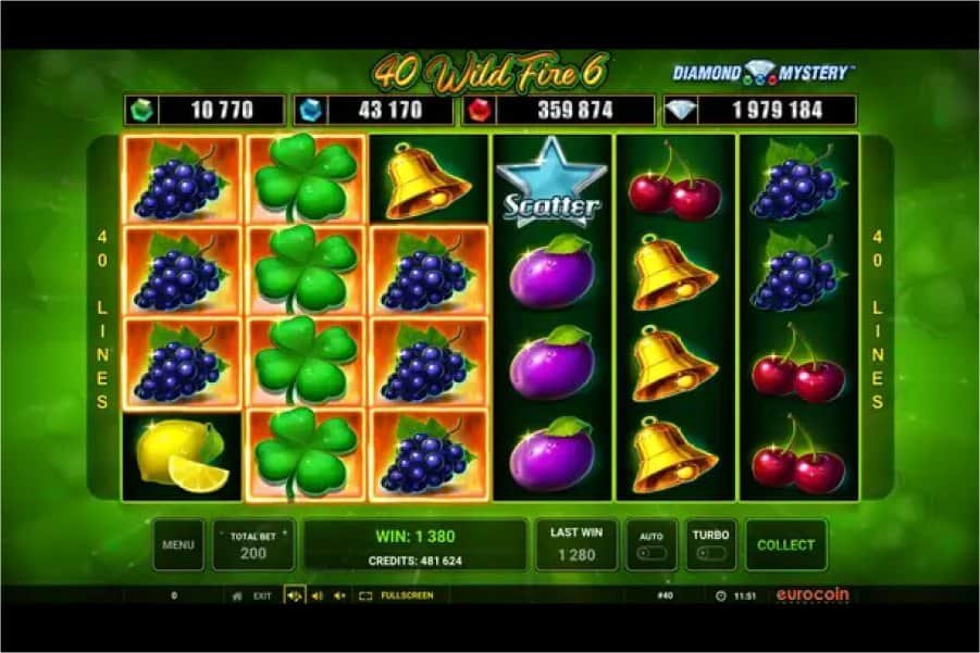 40 Wild Fire 6 Slot Kostenlos spielen