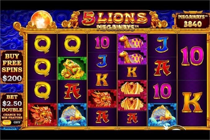 5 Lions Megaways_Screenshot_Cb360