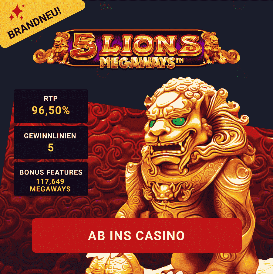 5 Lions Megaways Slot 5 Lions Megaways Slot Infografik