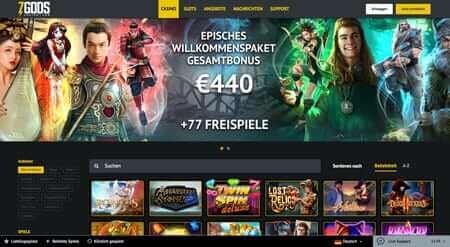 7Gods Zauberer, Kämpfer und Magier 7Gods Casino Willkommensbonus