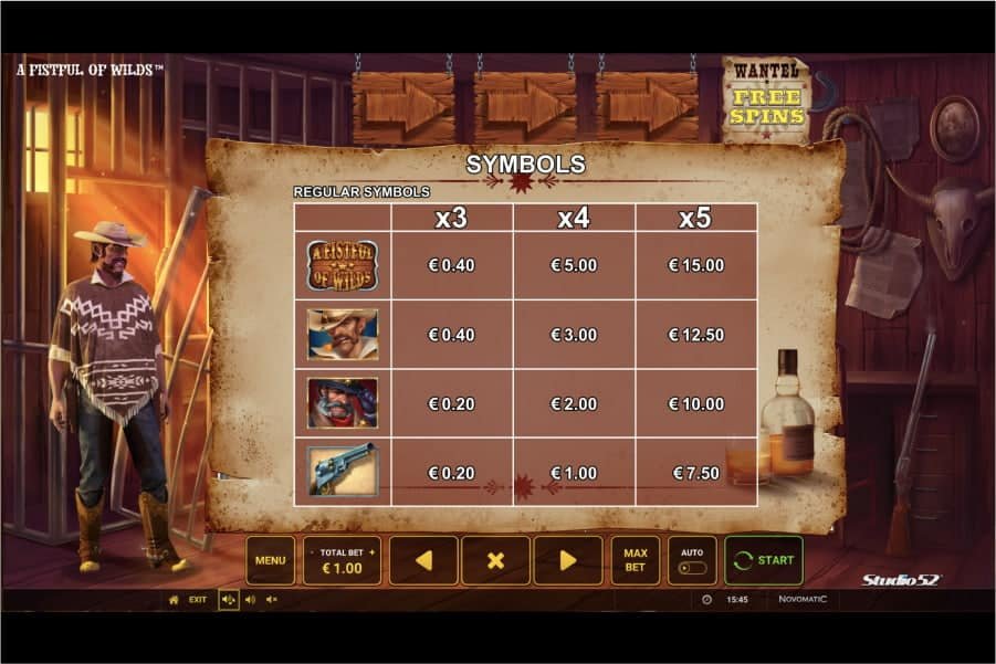 A Fistful Of Wilds Spielautomat