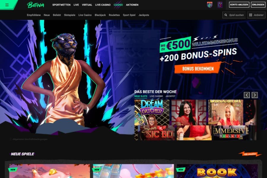 Betinia Online Casino