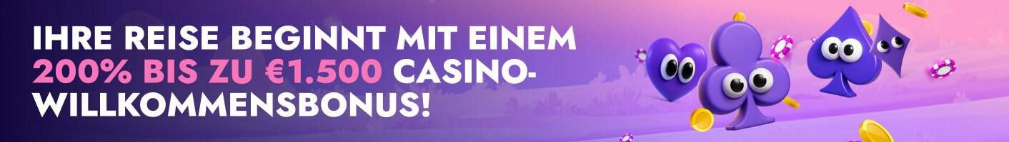 Blindluck Willkommensangebot Banner