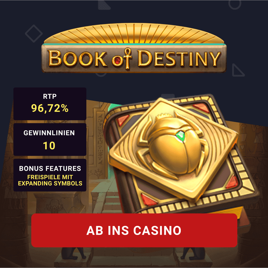 Books of Destiny Slot Book of Destiny Online Slot Infografik