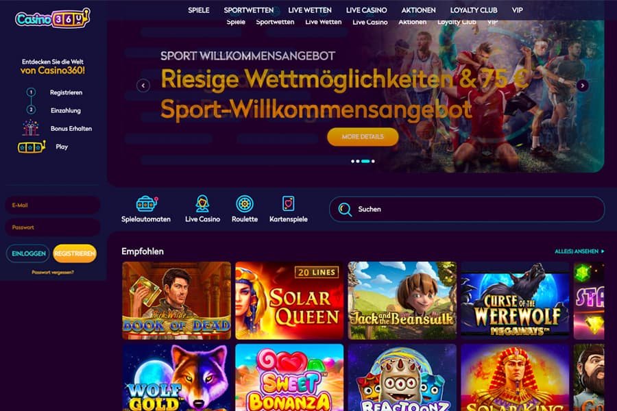 Casino 360 Bonus