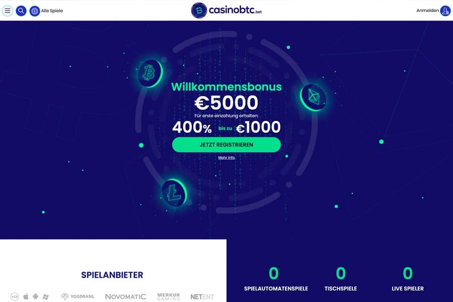 Casinobtc Casino Erfahrungen