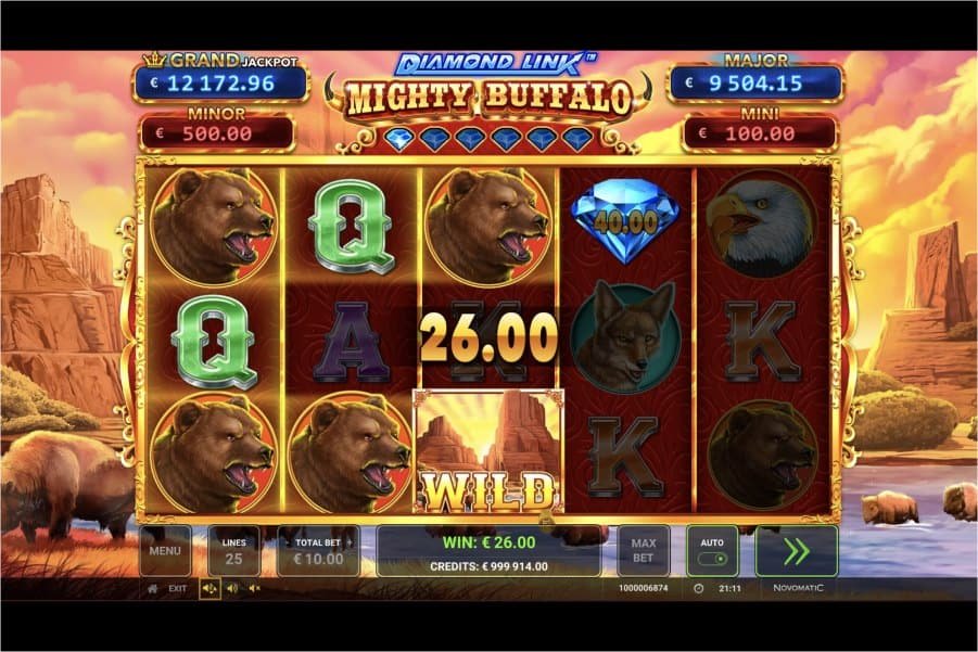 Diamond Link: Mighty Buffalo Kostenlos spielen
