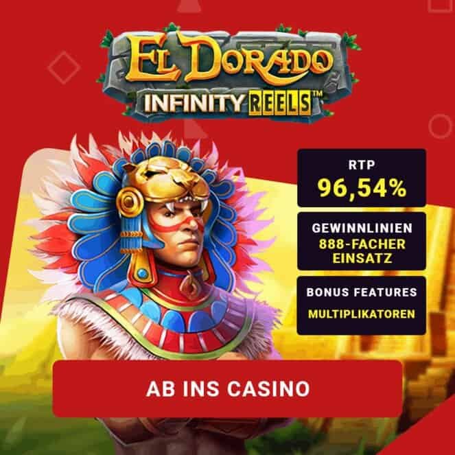 El Dorado Infinity Reels Slot El Dorado Infinity Reels Slot Infografik
