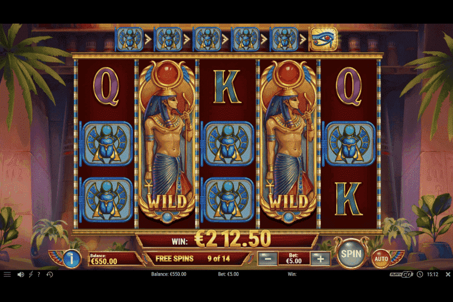 Eye of Atum Slot Screenshot Eye of Atum Slot Spielautomat-Screenshot