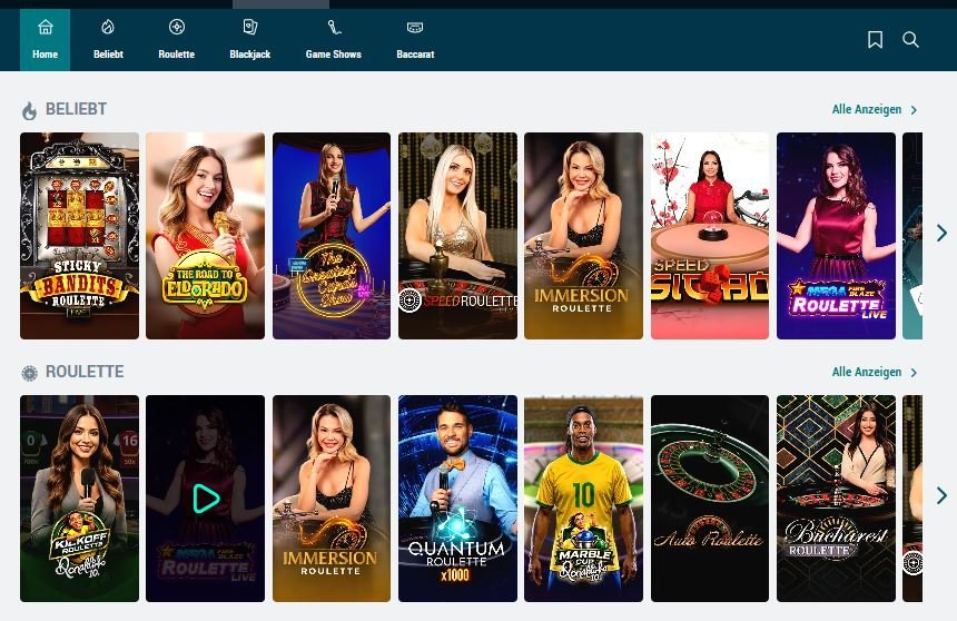 Live Casino Übersicht Howzit Casino