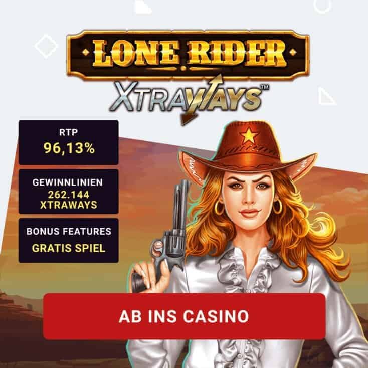 Lone Rider XTRAWAYS Slot Lone Rider Xtraways Slot Infografik