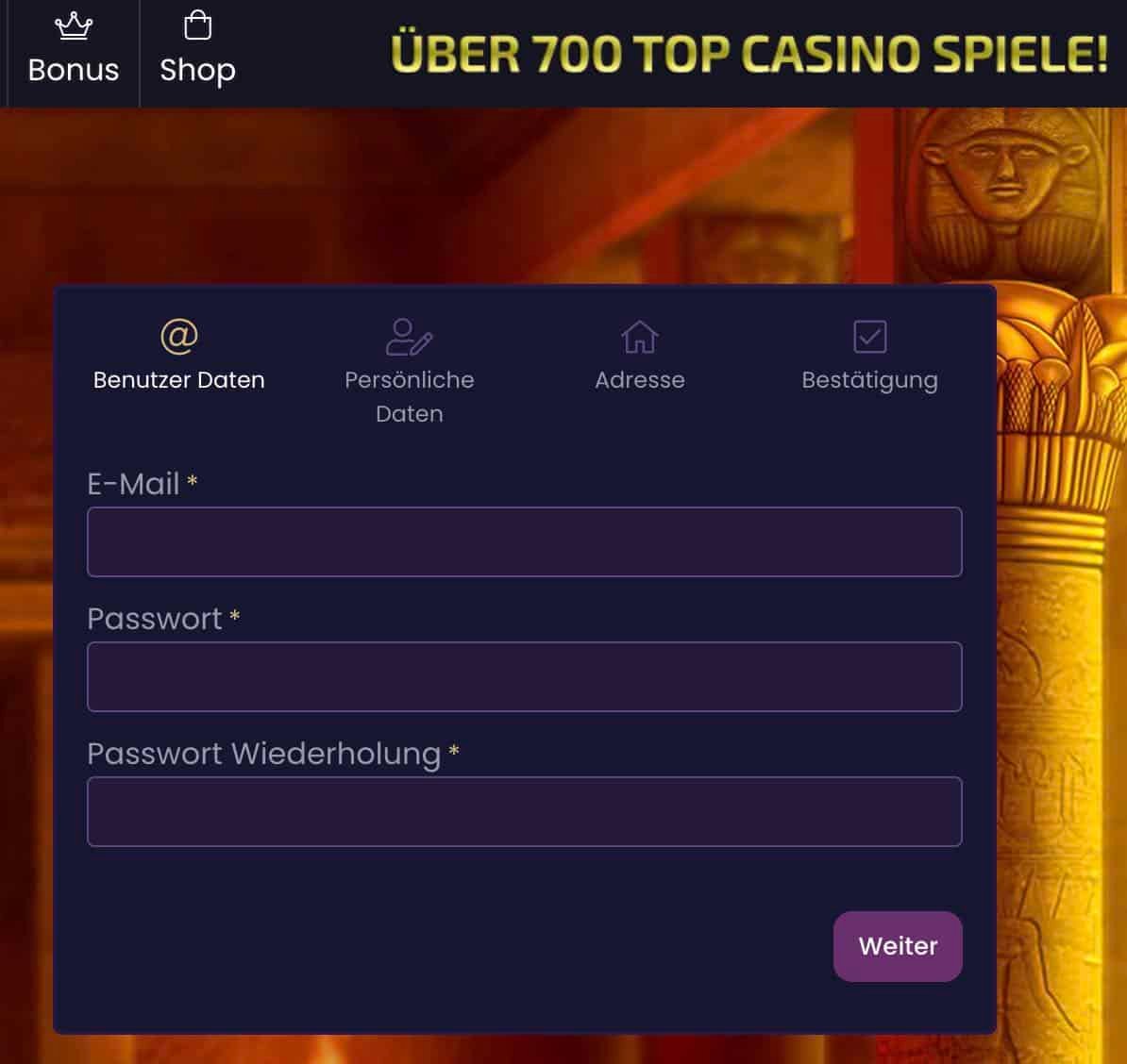 LordLucky Spielbank_ Registrierung