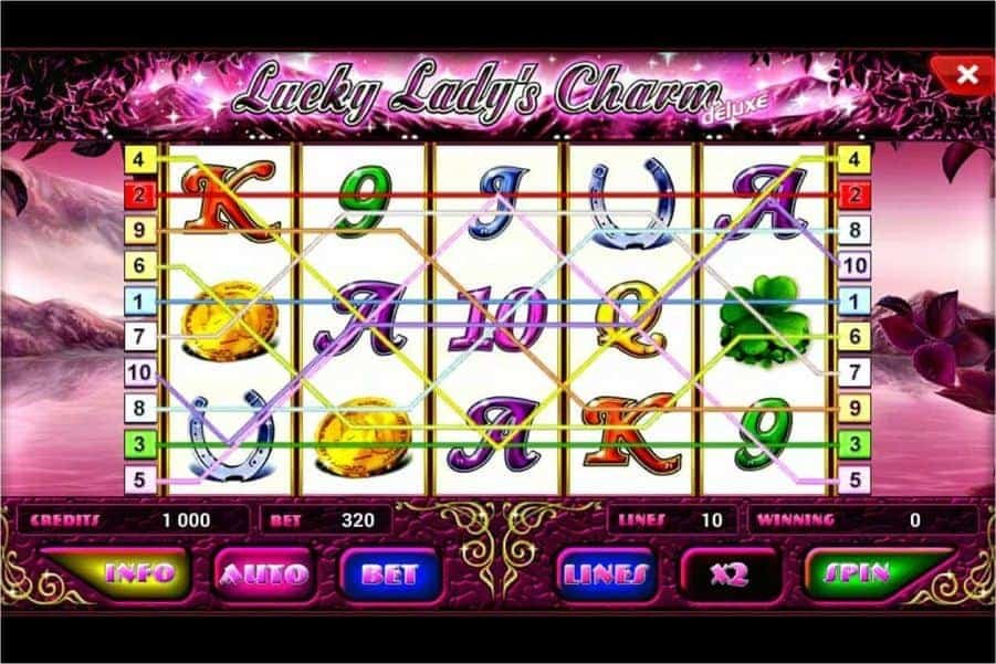 Lucky Lady's Charm Gewinnlinien
