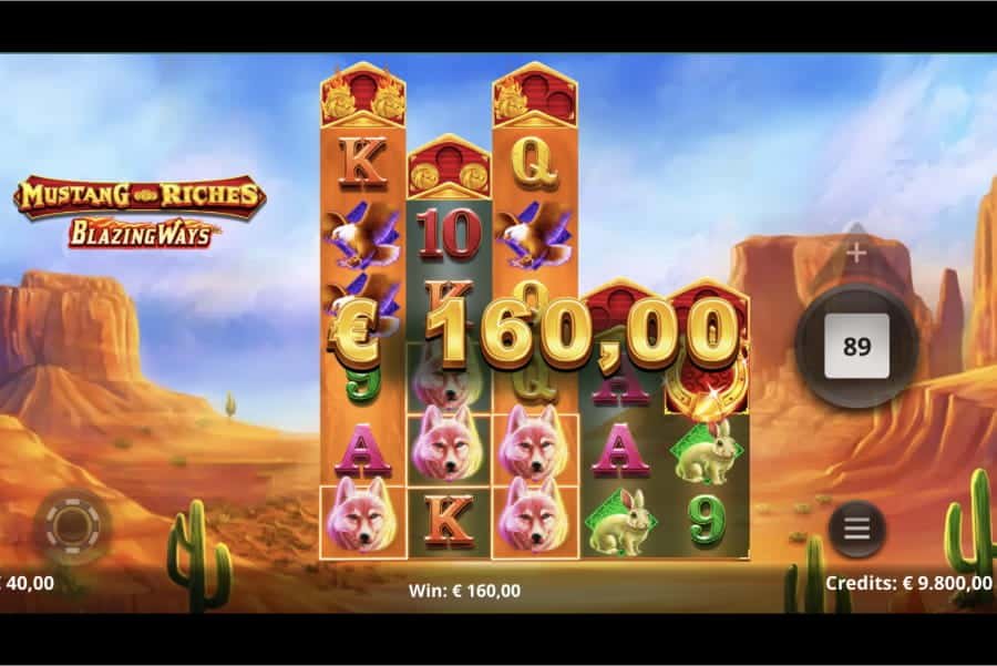 Mustang Riches Blazing Ways Slot Kostenlos spielen