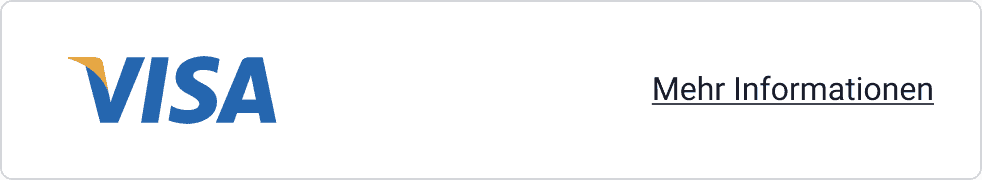 Visa Zahlungsmethode