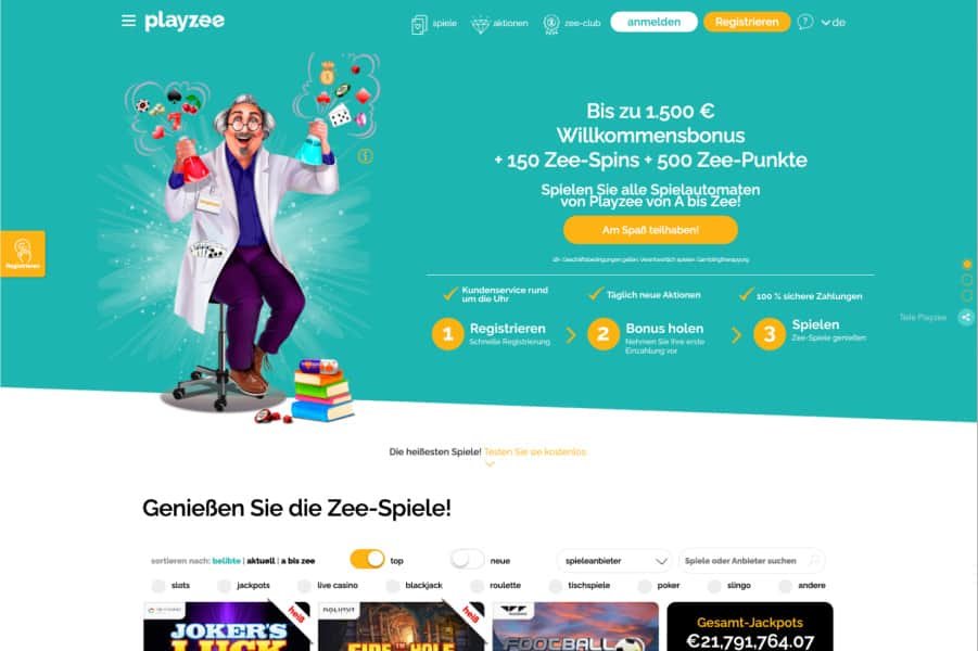 Playzee Casino Bonus