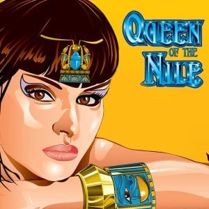 QueenOfNile Slot Logo