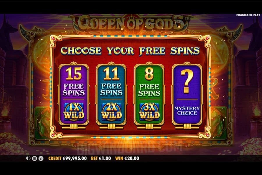 Queen Of Gods Slot Image