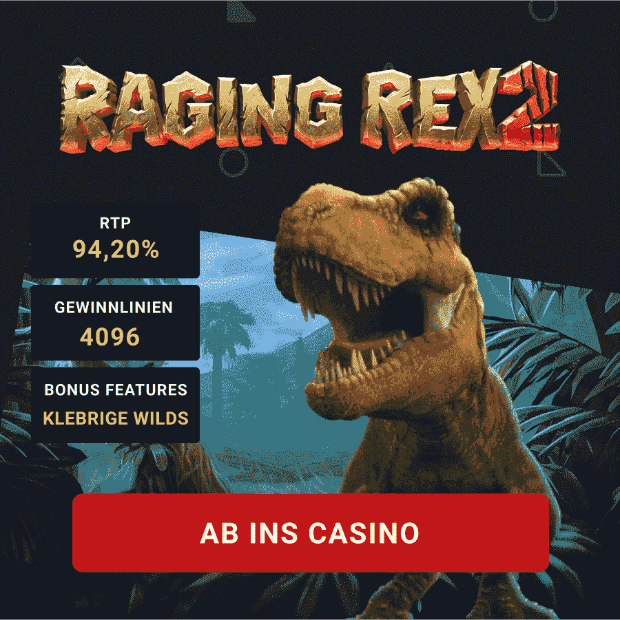 Raging Rex 2 Slot Raging Rex 2 Slot Info-Grafik