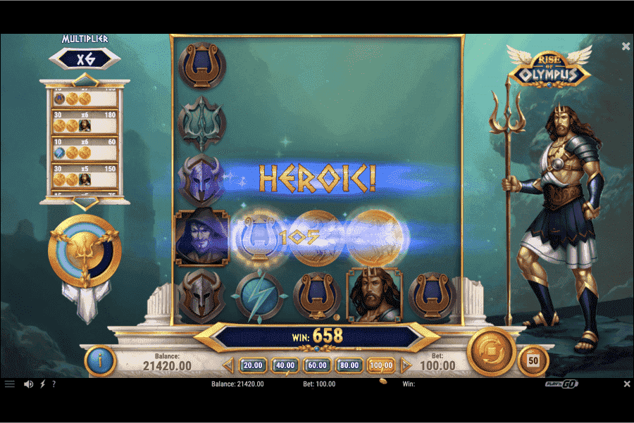 Rise of Olympus Spielansicht Rise of Olympus Spielansicht