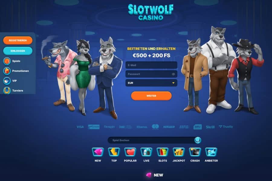 SlotWolf Casino Image