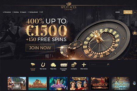 Split Aces Website Screenshot Split Aces Website Screenshot
