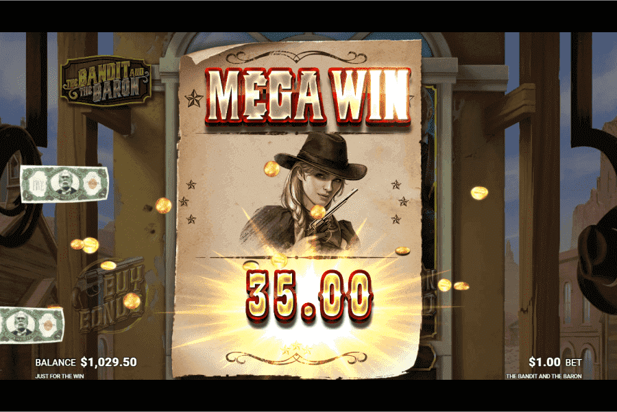 The Bandit and the Baron Mega Win The Bandit and the Baron Mega Win