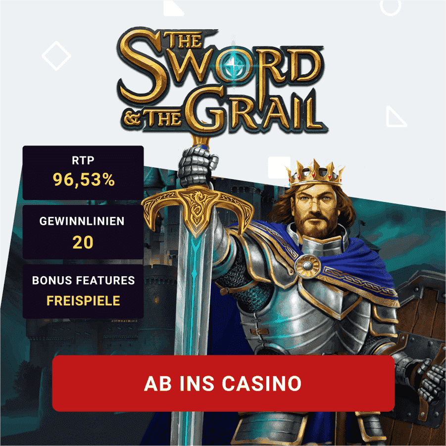 The Sword & The Grail Slot The Sword & The Grail Info-Grafik