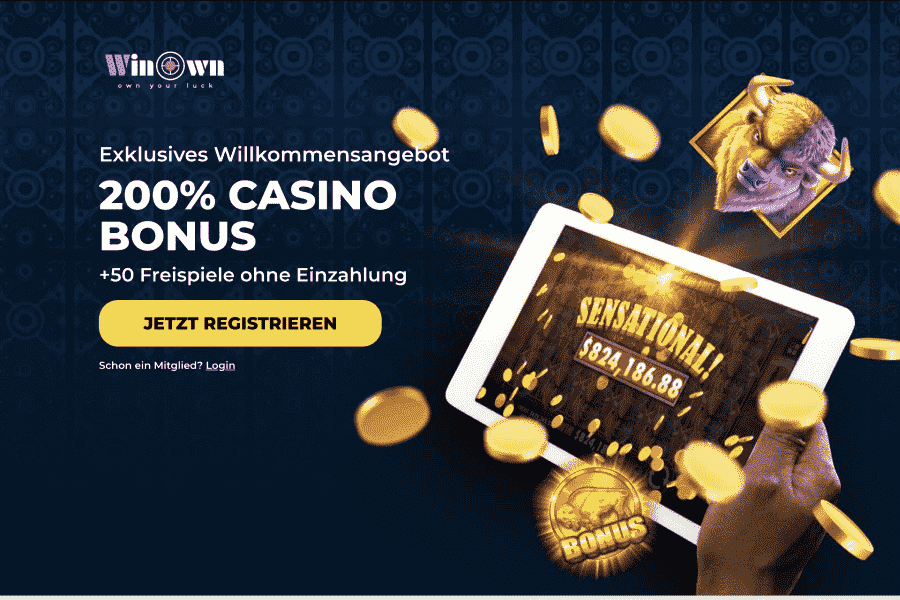 WinOwn Bonus WinOwn Bonusangebot