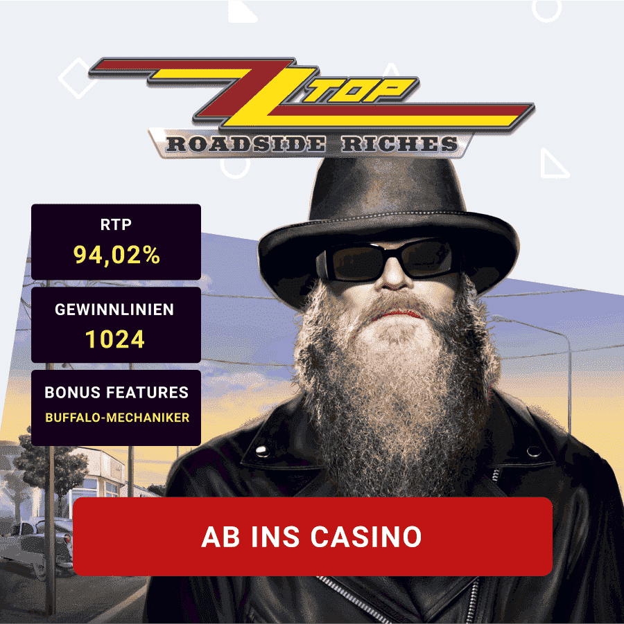 ZZ Top Roadside Riches Slot ZZ Top Roadside Riches Slot Infografik