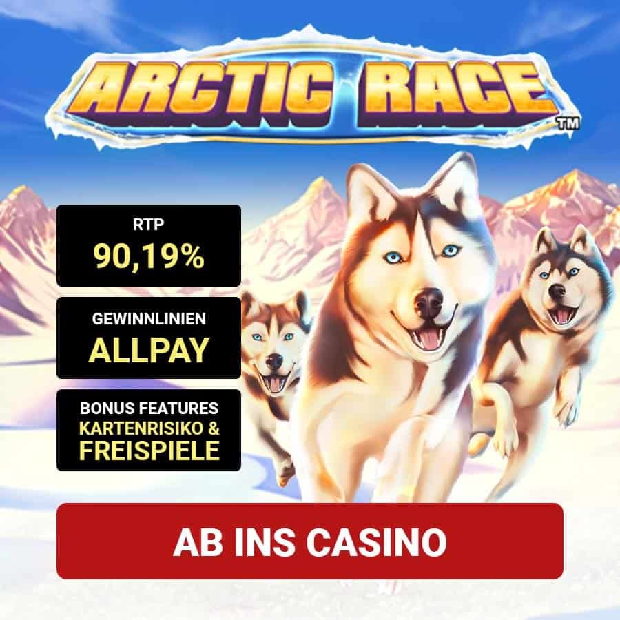Arctic Race Slot_Bonus Angebot