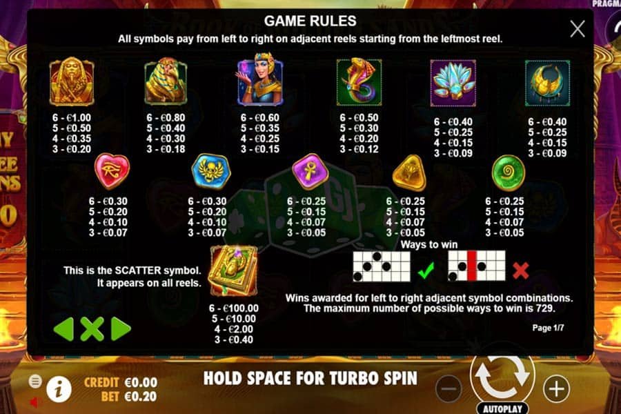 Book of Golden Sands_Paytable