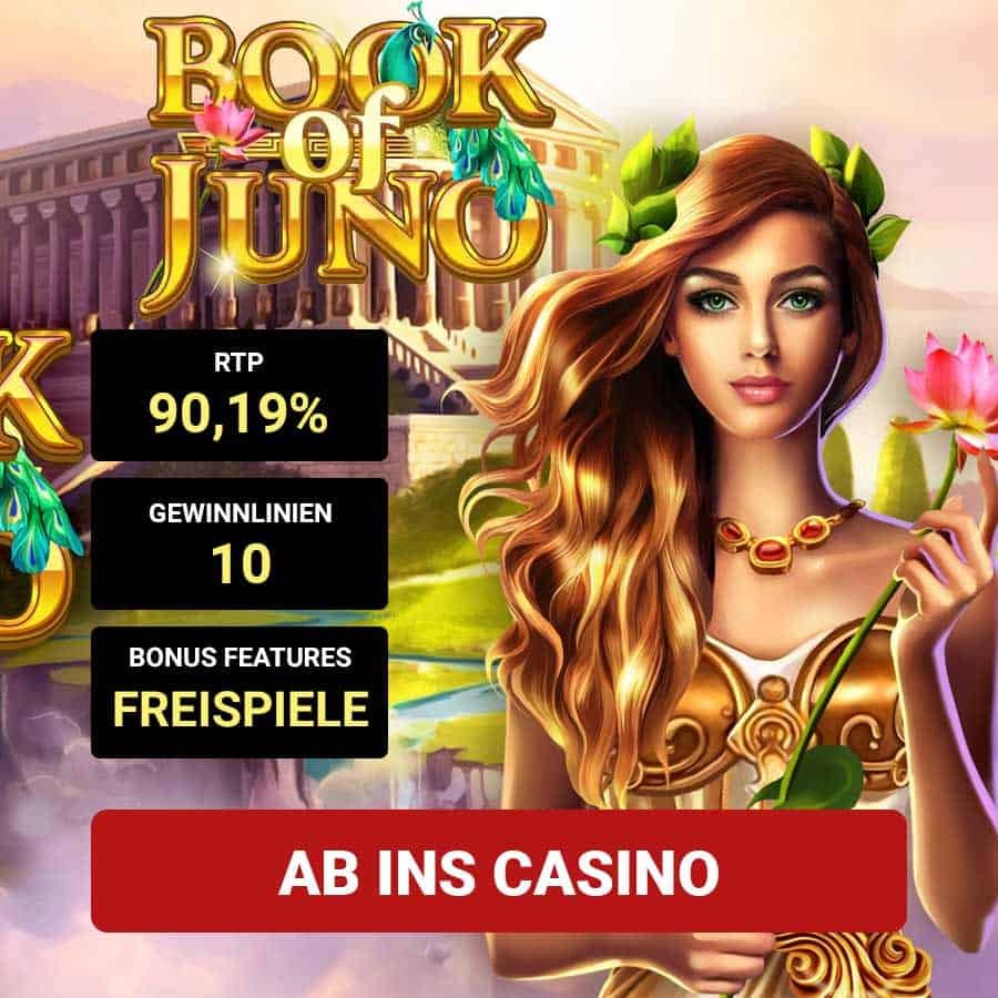 Book of Juno Slot_Bonus Angebot