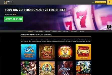 MegaCasino Willkommensbonus MegaCasino Willkommensbonus