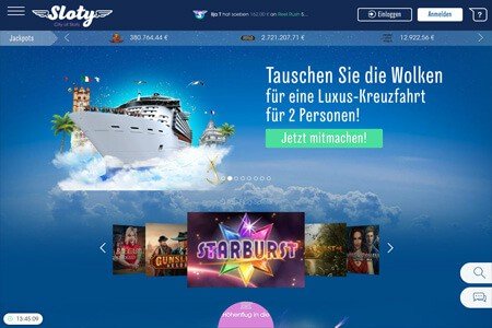 Sloty Casino Screenshot Sloty Casino Screenshot