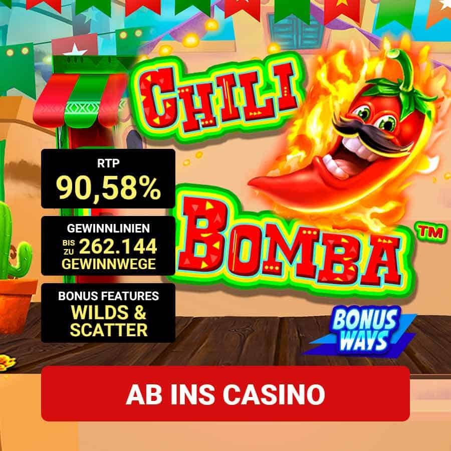 Chili Bomba Slot_ Bonus Angebot