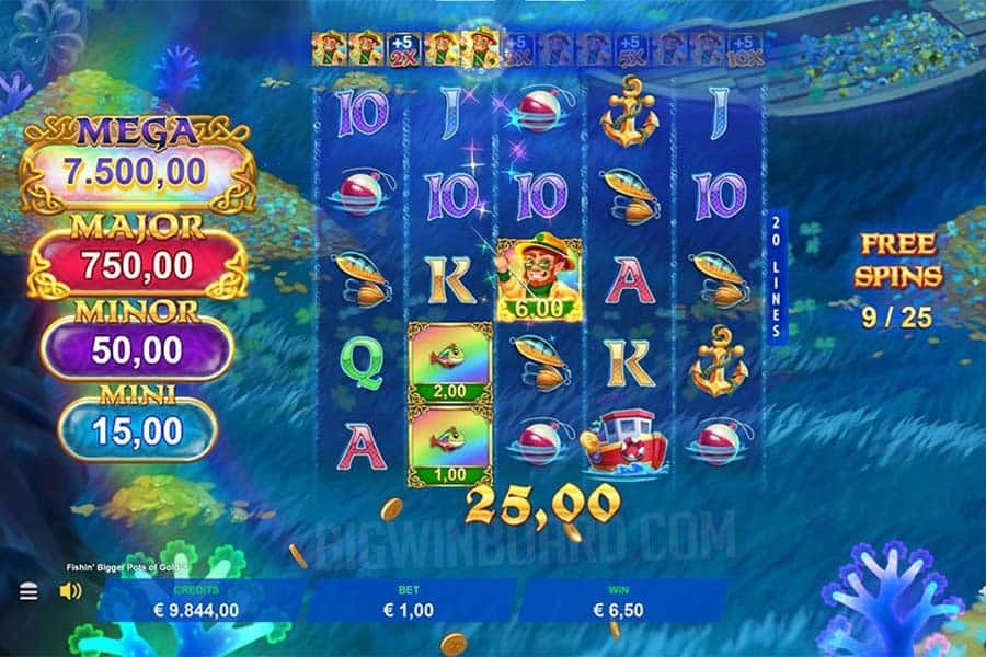 Fishin’ Bigger Pots of Gold Kostenlos spielen