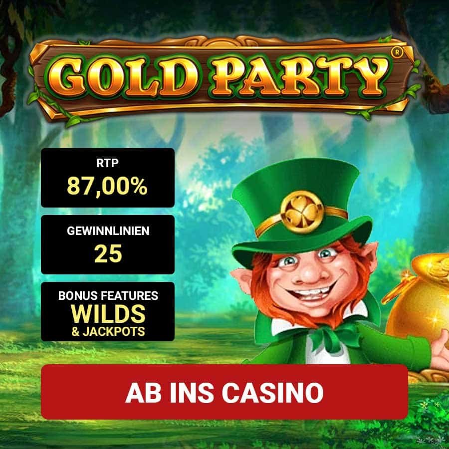 Gold Party Slot_Bonus Angebot