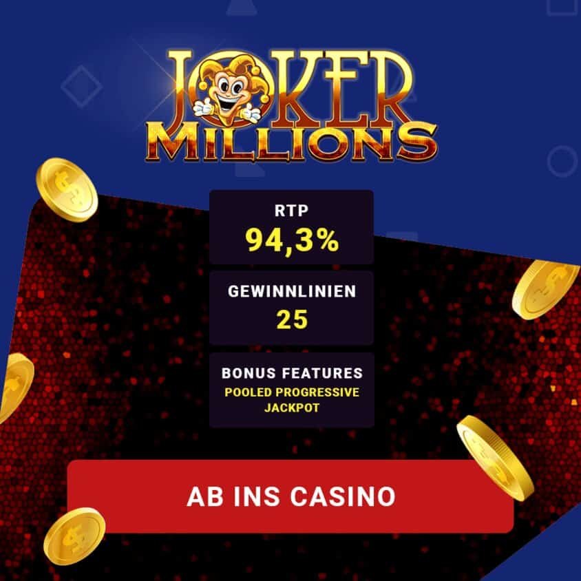 Joker Millions Slot Joker Millions Slot mit Infografik