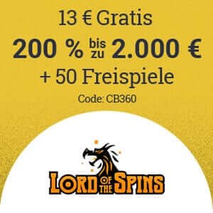 Lord of the Spins Gratis Lord of the Spins Angebot
