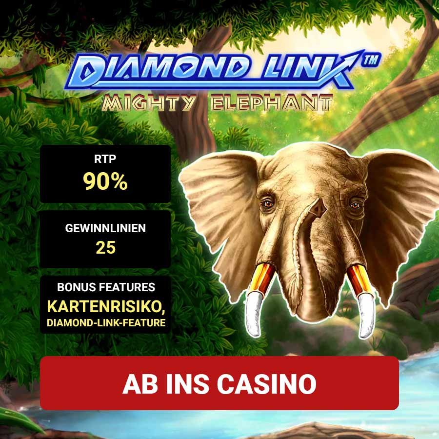 Diamond Link:Mighty Elephant Bonus Angebot