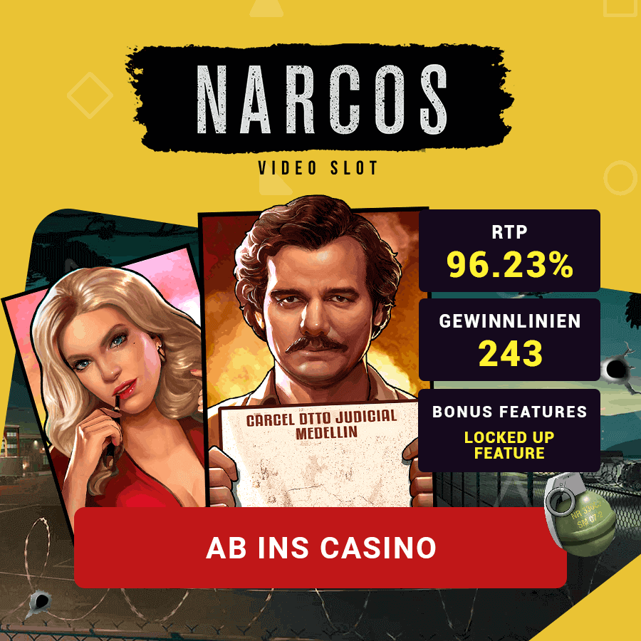 Narcos Video Slot Narcos Video Slot Infografik