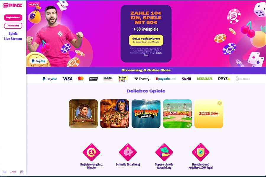 Spinz Casino_screenshot