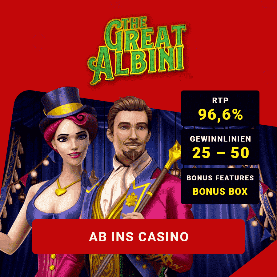 The Great Albini Slot The Great Albini Slot Infografik